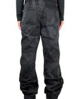 BAGGY BLACK TONE PIXEL CAMO