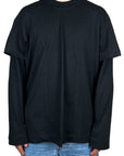 LONG SLEEVE SEAM TEE BLACK
