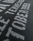 BANNER SCARF BLACK