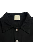 PATCH POCKET BLACK SHIRT