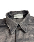 BLACK CAMOUFLAGE DENIM SHIRT