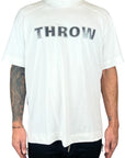 EMBROIDERY THROW WHITE TEE