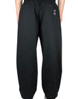 BLACK DOUBLE PENCE OVER PANTS