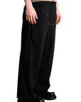 BLACK CARPENTER PANTS