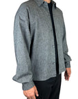 GREY WOOL MIXED SHIRT