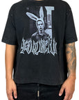 RABBIT T-SHIRT WASHED BLACK