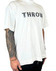 EMBROIDERY THROW WHITE TEE