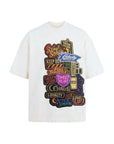 WHITE TEE MULTI-PATCH