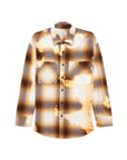 WORK SHIRT CHECK SHIRT BROWN-BRICK