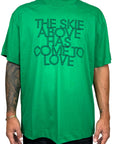 GREEN TEE EMBROIDERY BLACK