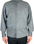GREY WOOL MIXED SHIRT
