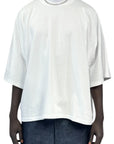 WHITE CROPPED STARS TEE