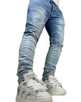 VERY LIGHT SHADED WASH JEANS