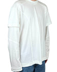 LONG SLEEVE SEAM TEE WHIE
