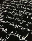 DAN SABLON POET BLACK T-SHIRT