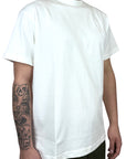 WHITE EMBROID T-SHIRT