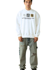 NOW WHITE CREWNECK