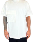 BIG POCKET WHITE TEE