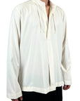 CREAM KOREAN SHIRT