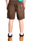 BROWN RIPPED SHORTS