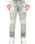 GREY SANDED BIKER