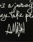 DAN SABLON POET BLACK T-SHIRT