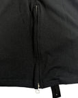 BLACK ZIPPED TEE