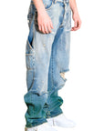 BLUE SPRYED BAGGY