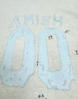 T-SHIRT IN JERSEY CON STAMPA AMISH 00 LASER CREMA