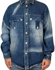 LASERIZED SHIRT DENIM
