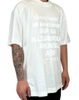WHITE TEE PRINT ALL EARS