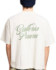COSTA OVERSIZED T-SHIRT GALLERIA PAURA CORSIVO CREAM