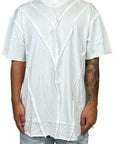 RAW CUT WHITE TEE