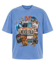 NEVER FOLD WASH LIGHT BLUE TEE