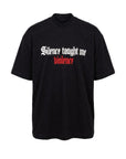 BLACK TEE SILENCE TAUGHT