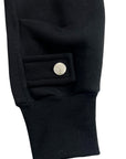 BLACK SUIT MULTI-LACE HOODIE