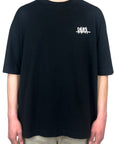 COSTA OVERSIZED T-SHIRT PAURA TAG BLACK