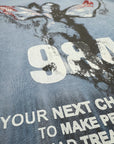 984 BUTTERFLY LIGHT BLUE TEE