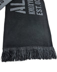 BANNER SCARF BLACK