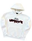 WHITE IMPRESSIVE HOODIE