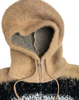 FANTASY LONG HAIR SWEATER ZIP HOOD
