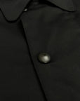BLACK SIDE BUTTONS SHIRT
