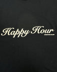 BLACK HAPPY HOUR TEE