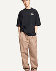 COSTA OVERSIZED T-SHIRT PAURA TAG BLACK