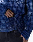 FLANNEL CHECK BLUE