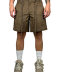BROWN LACE SHORTS