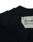 BLACK DOUBLE SLEEVE TEE