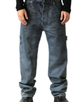 PLATED GRADIENT BLUE BAGGY