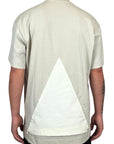 CREAM TRIANGLE POCKET TEE
