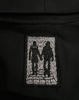 BLACK SIDE BUTTONS SHIRT